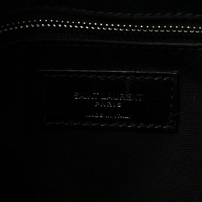 Saint Laurent Calfskin Y Quilted Monogram Large Loulou Shopper Black 6 of 9