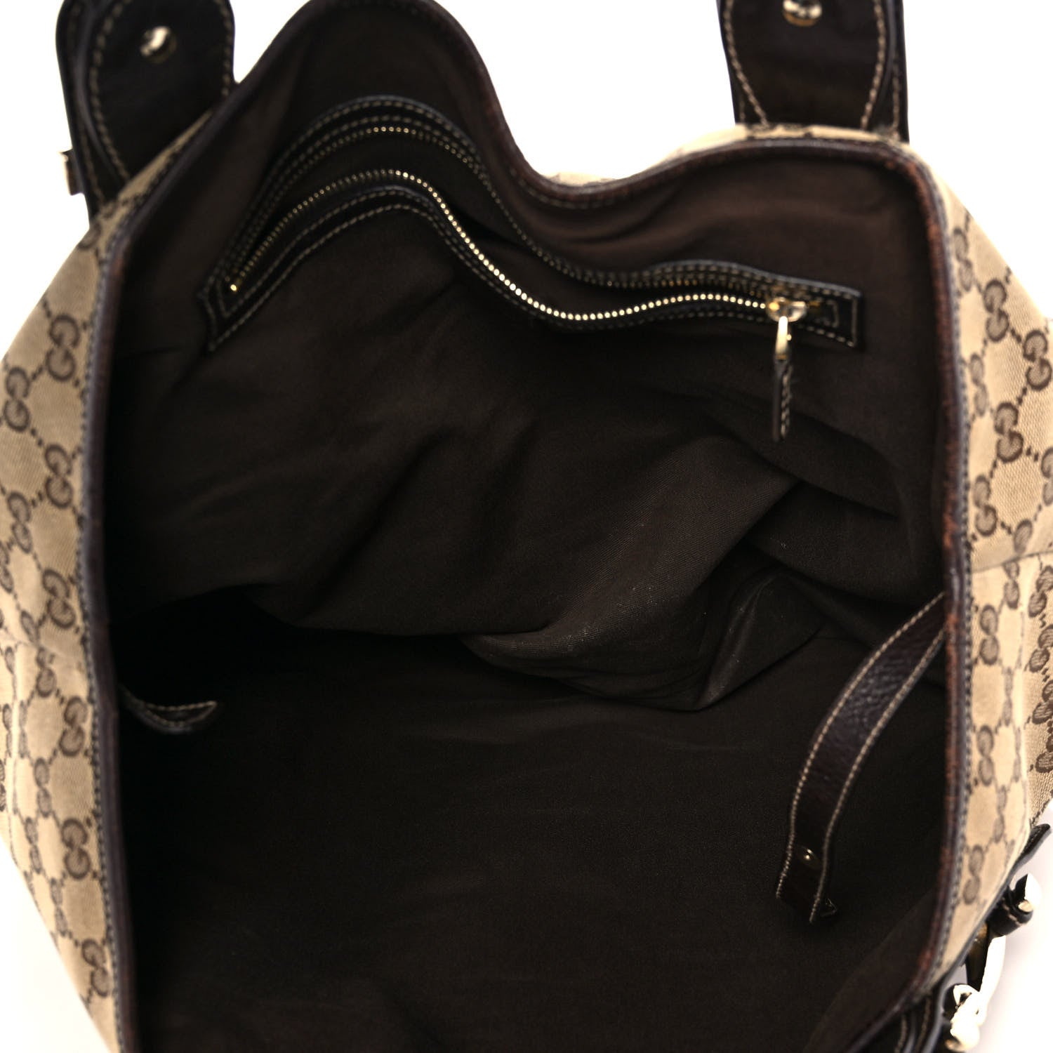 Gucci Monogram Medium Pelham Shoulder Bag Dark Brown 7 of 10