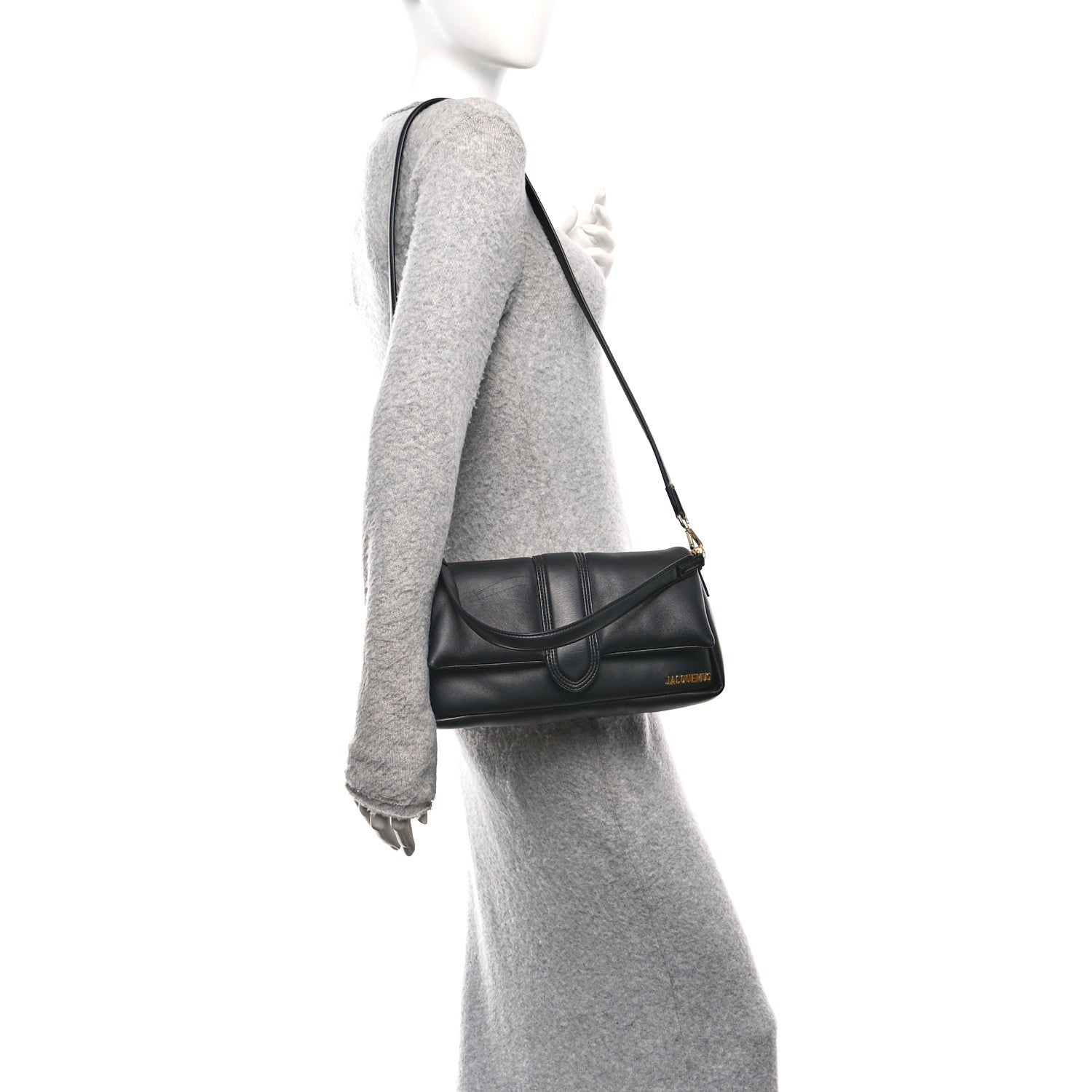 Jacquemus Padded Lambskin Le Bambimou Black 2 of 11