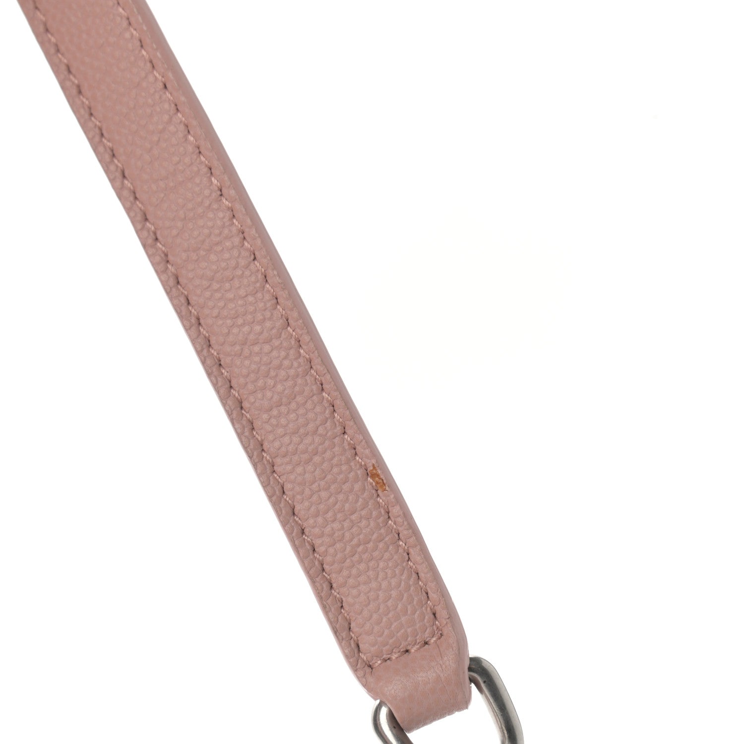Saint Laurent Grain De Poudre Small West Hollywood Monogram Fold-Over Bag Pale Blush 10 of 10