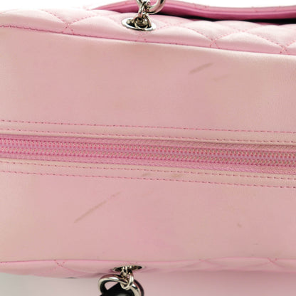 Chanel Calfskin Quilted Large Cambon Bowler Pink Black 9 of 10