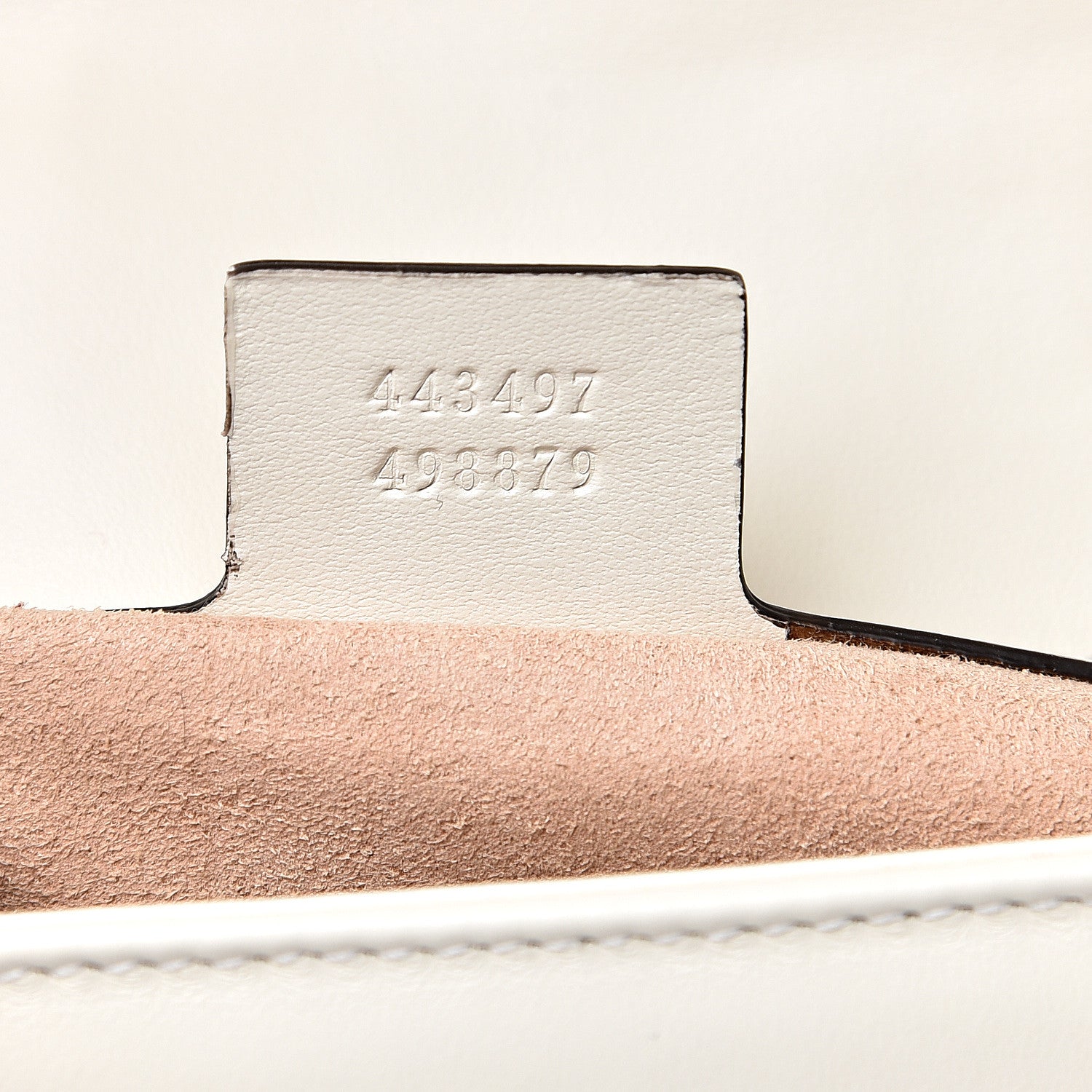 Gucci Calfskin Matelasse Small GG Marmont Shoulder Bag White 6 of 10