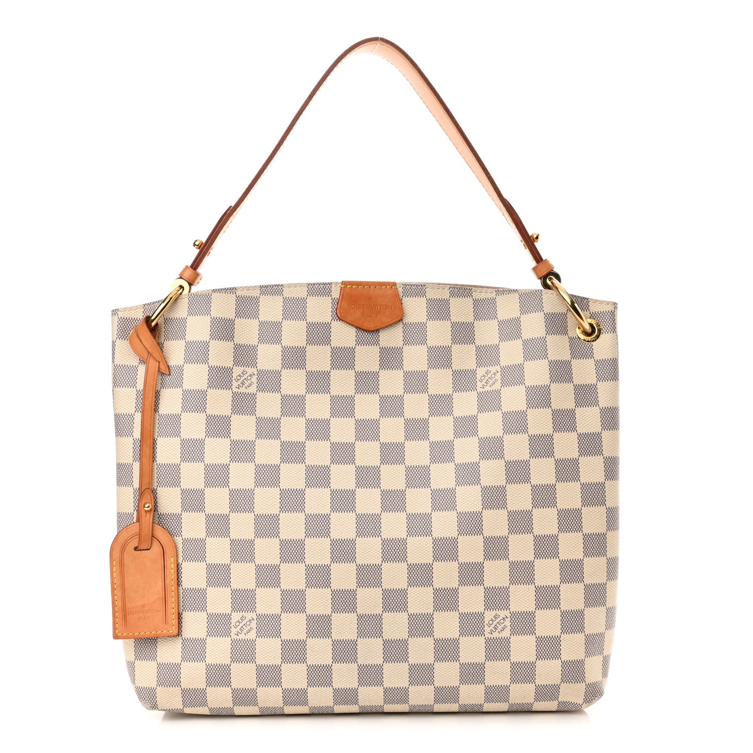 Louis Vuitton Damier Azur Graceful PM Rose Ballerine 1 of 14