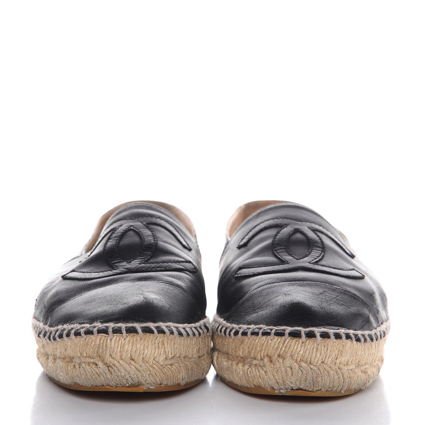 Lambskin CC Espadrilles 41 Black