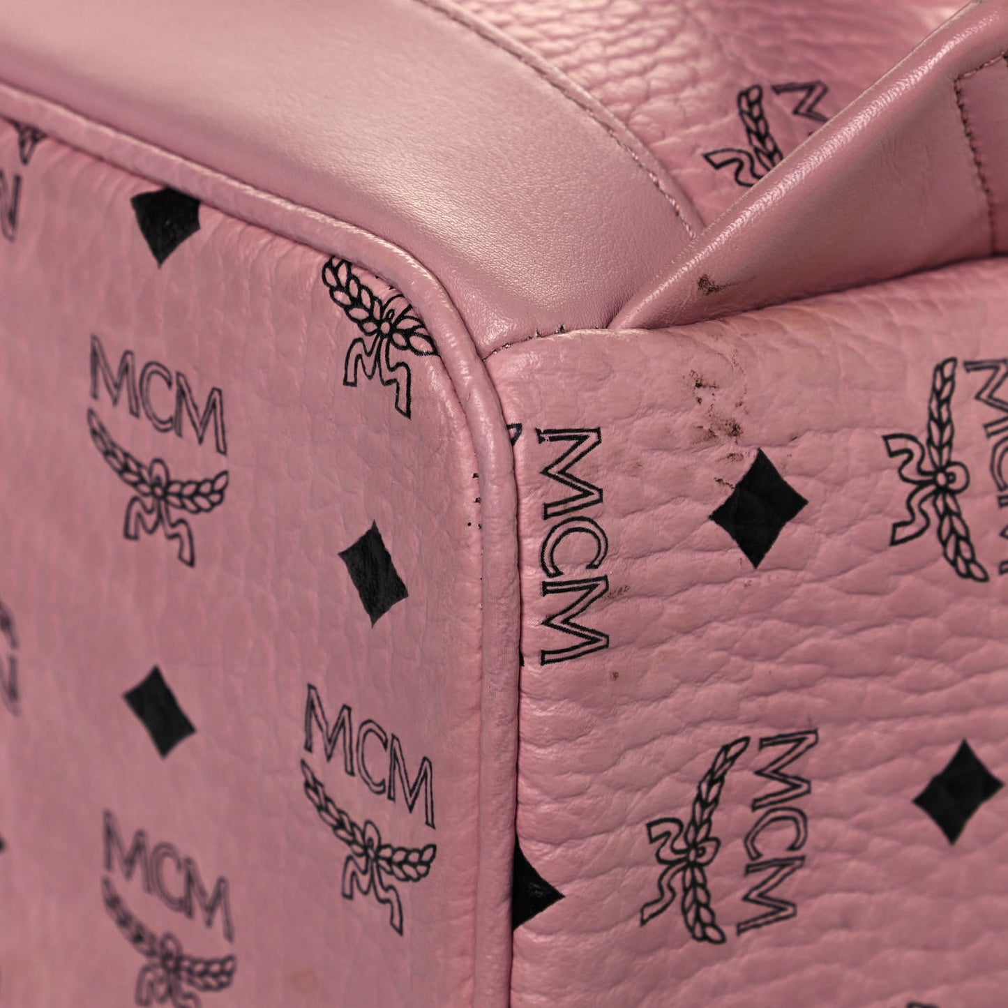 Visetos Studded Retro Trilogie Stark Backpack Pink
