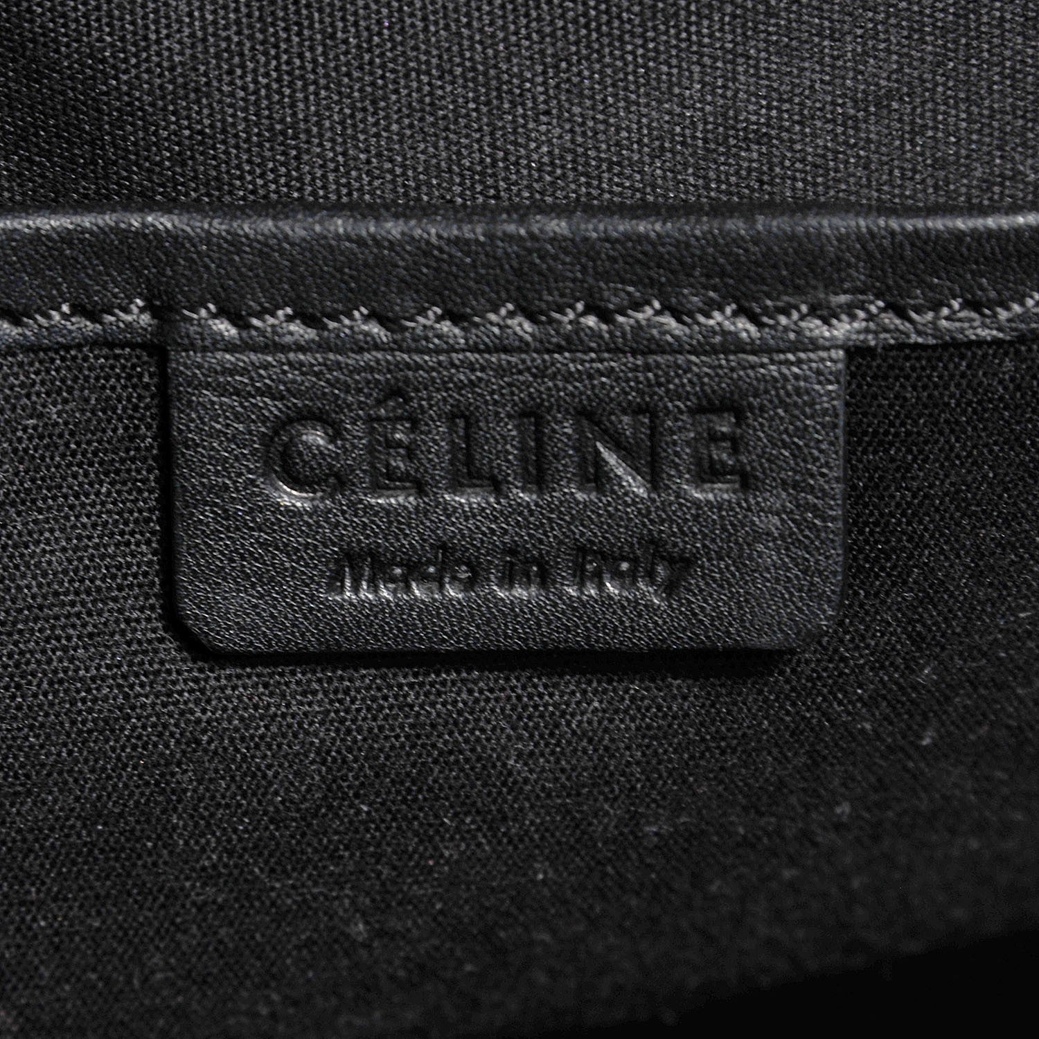 Celine Smooth Calfskin Nano Luggage Black 5 of 9