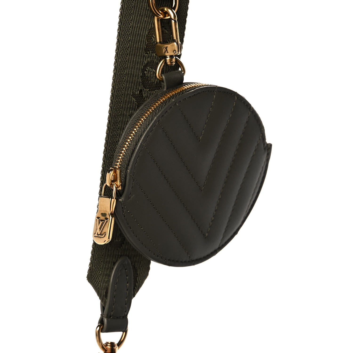 Louis Vuitton Calfskin New Wave Multi Pochette Kaki 12 of 14