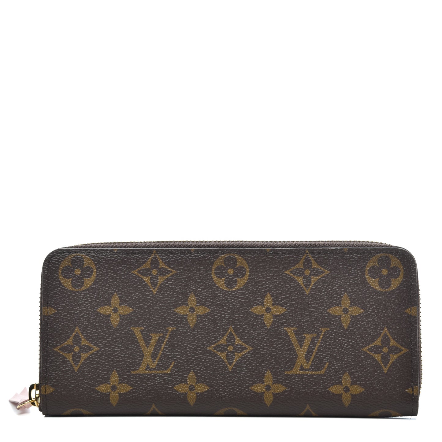 Monogram Clemence Wallet Rose Ballerine