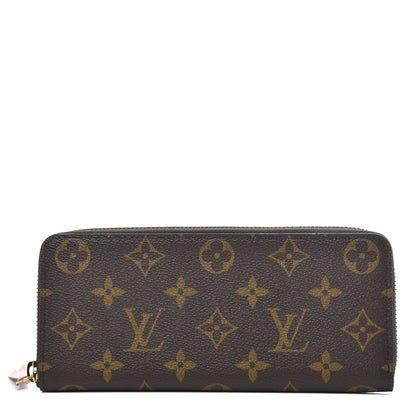 Louis Vuitton Monogram Clemence Wallet Rose Ballerine 1 of 6