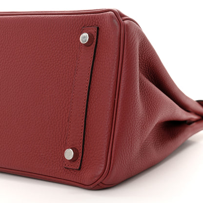 Hermes Togo Birkin 30 Rouge Grenat 10 of 15