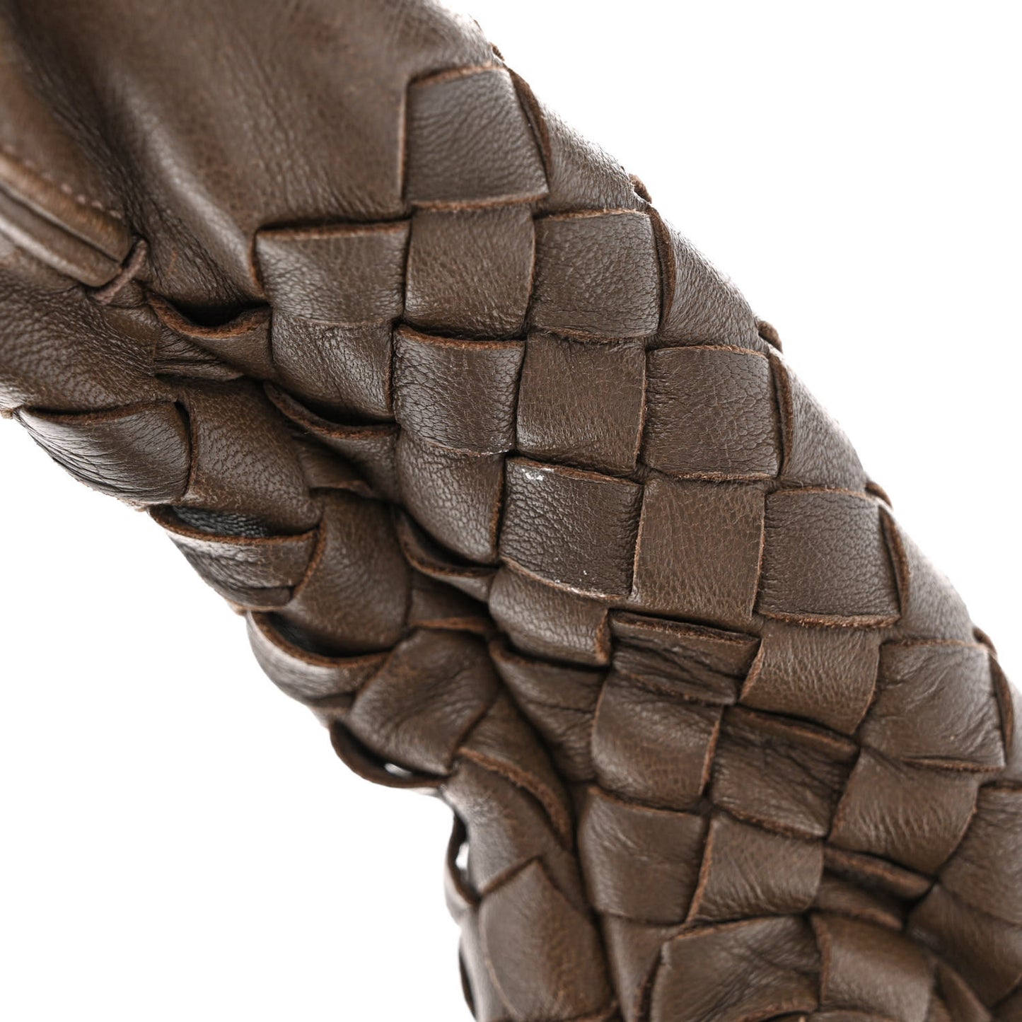Nappa Intrecciato Large Veneta Hobo Ebano