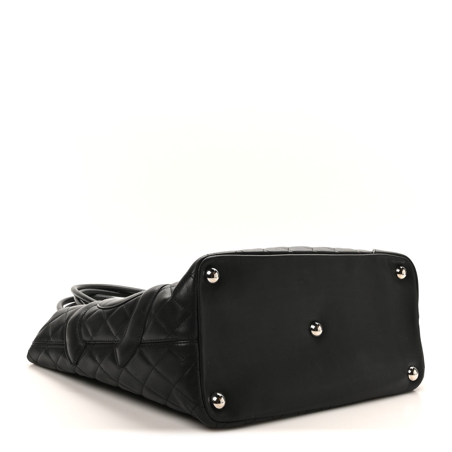 Chanel Calfskin Quilted Large Cambon Tote Black 4 of 10