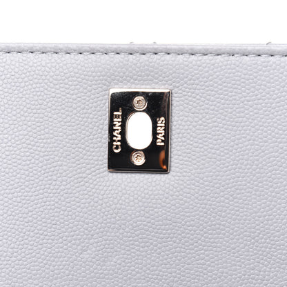 Chanel Caviar Quilted Small Business Affinity Flap Grey 8 of 13