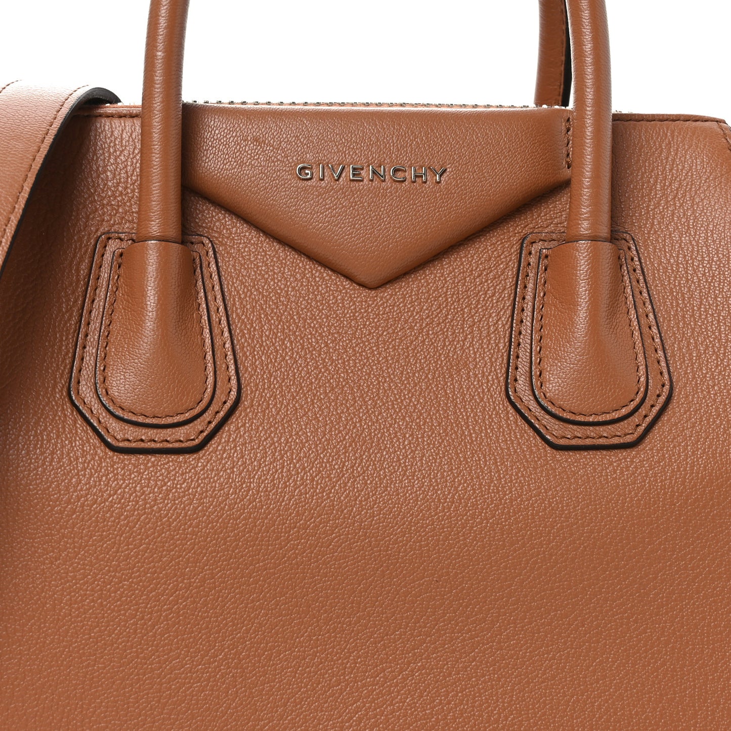 Sugar Goatskin Small Antigona Caramel