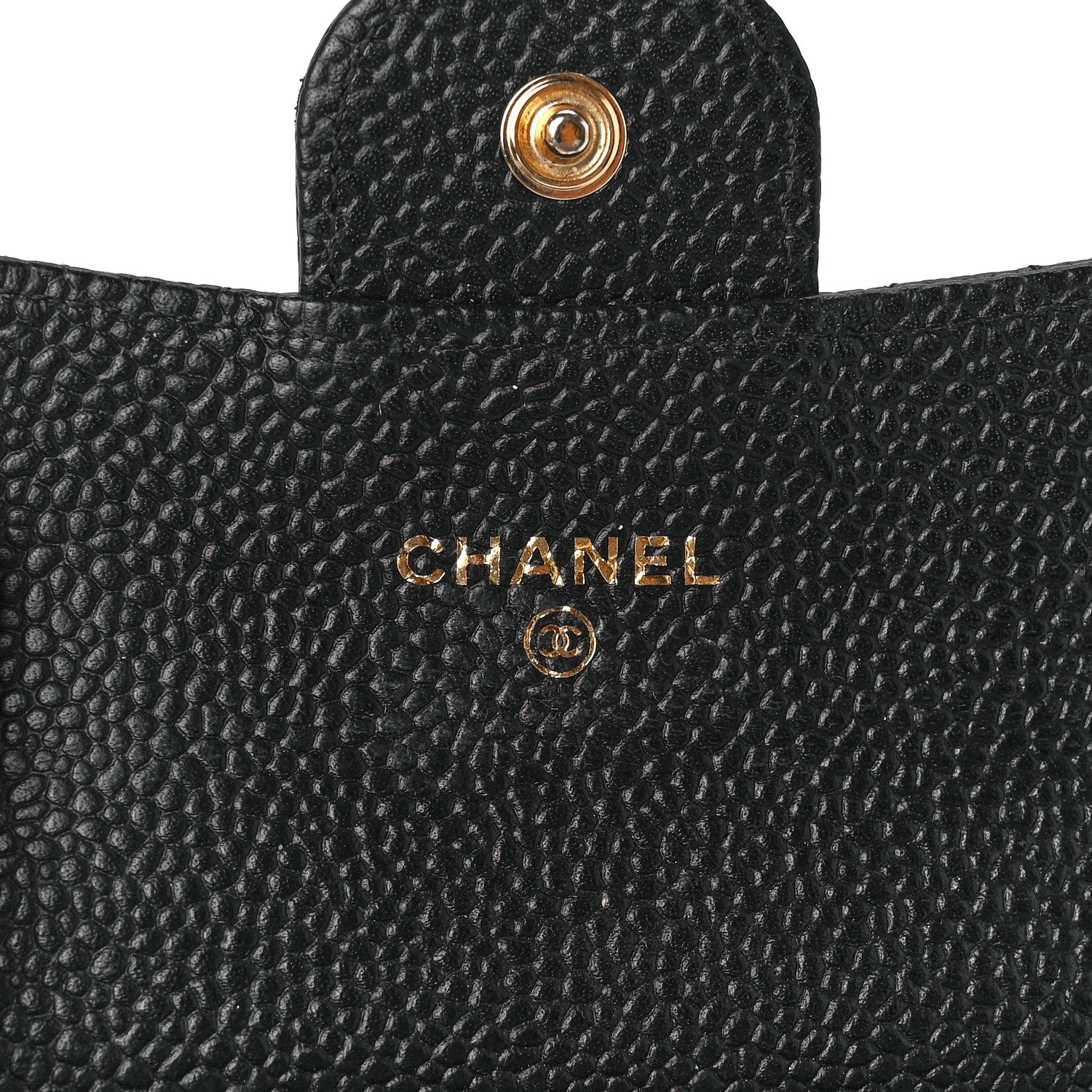 Chanel Caviar Quilted Flap Card Holder Wallet Black 7 of 13