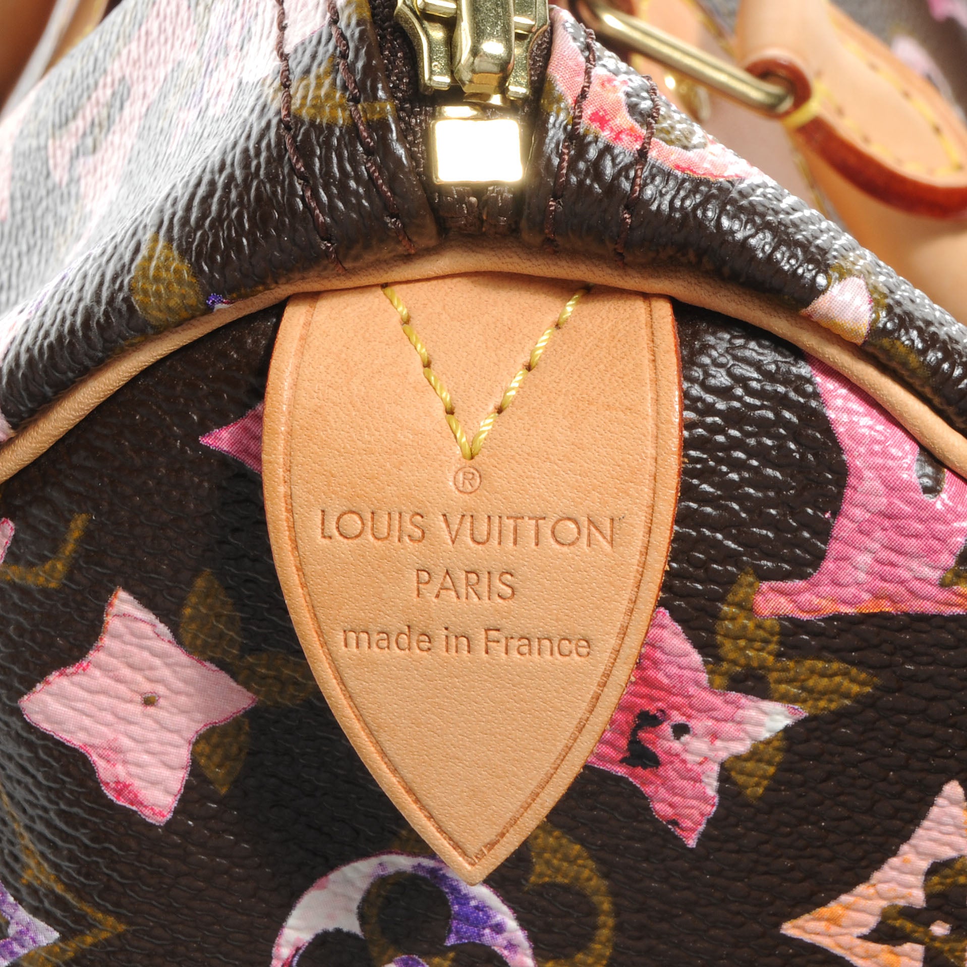 Louis Vuitton Watercolor Aquarelle Speedy 35 Brown 7 of 7