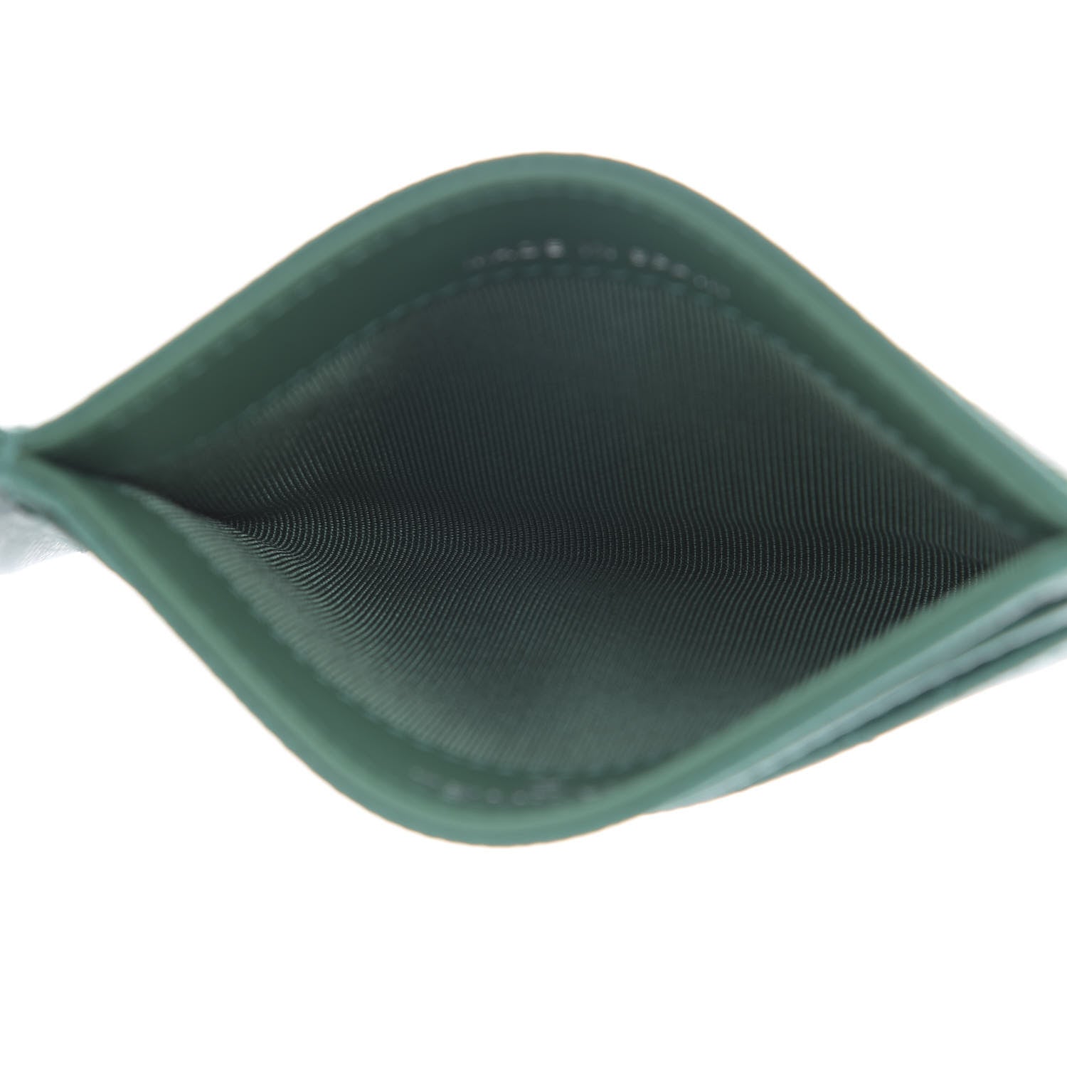 Chanel Caviar Quilted Card Holder Green 5 of 8