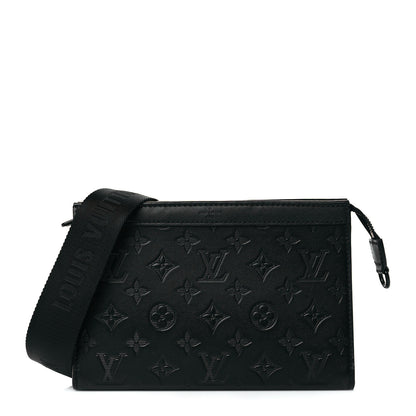 Louis Vuitton Calfskin Monogram Shadow Gaston Wearable Wallet 1 of 10