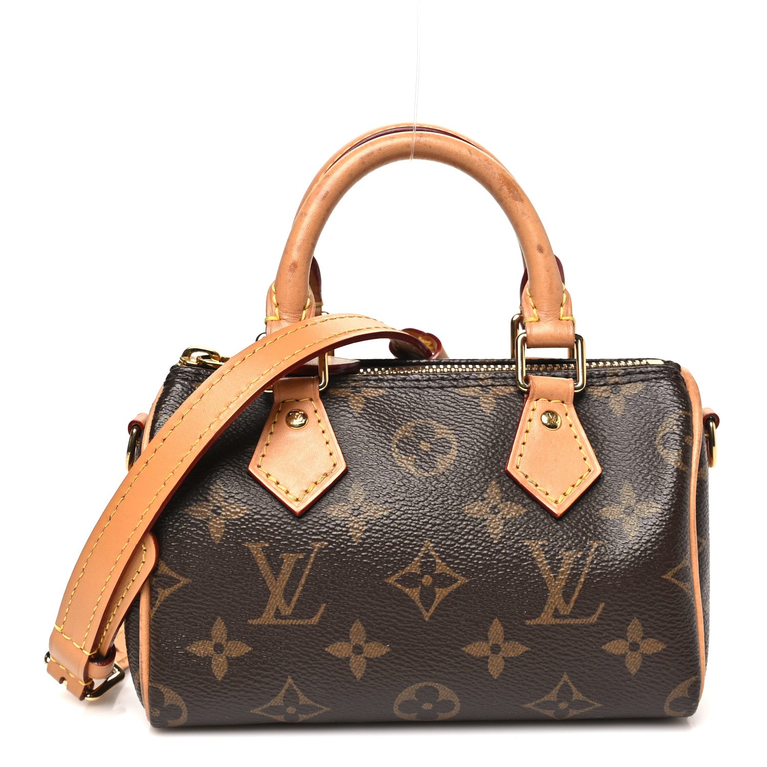 Louis Vuitton Monogram Nano Speedy Bandouliere 1 of 10