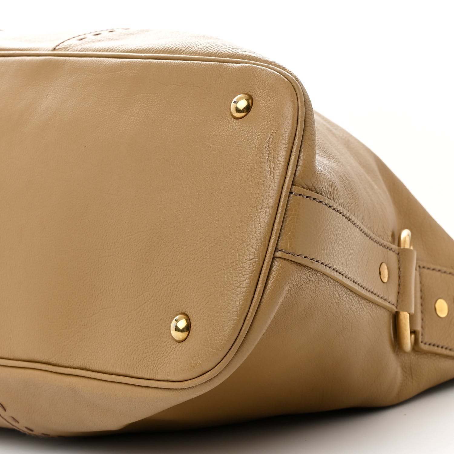 Saint Laurent Calfskin Oversized Muse Beige 10 of 10