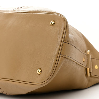 Saint Laurent Calfskin Oversized Muse Beige 10 of 10