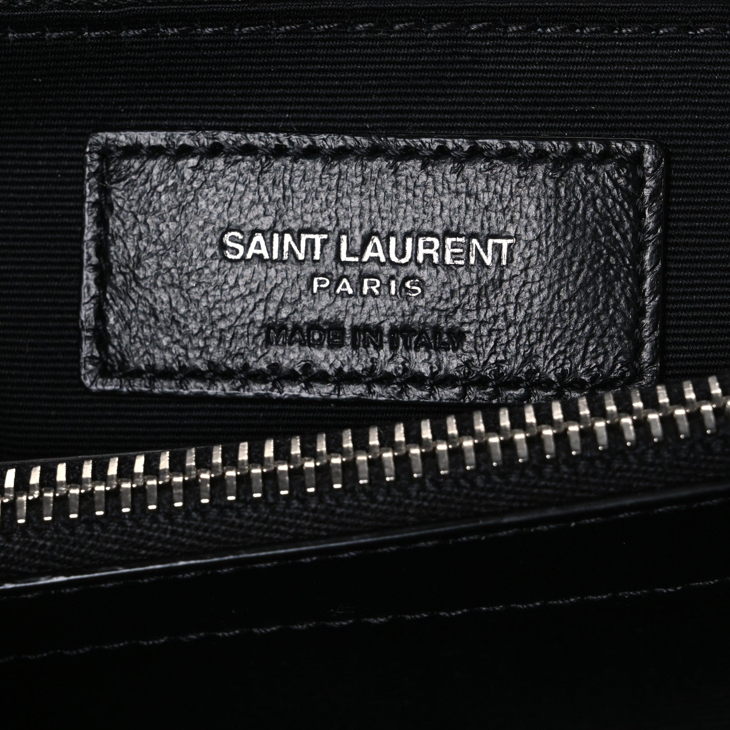 Saint Laurent Calfskin Y Quilted Monogram Medium Loulou Chain Satchel Black 6 of 10