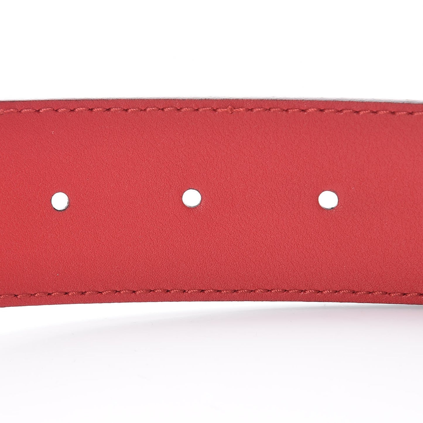 Moon Calfskin Torchon Double G 40mm Belt 85 34 Hibiscus Red
