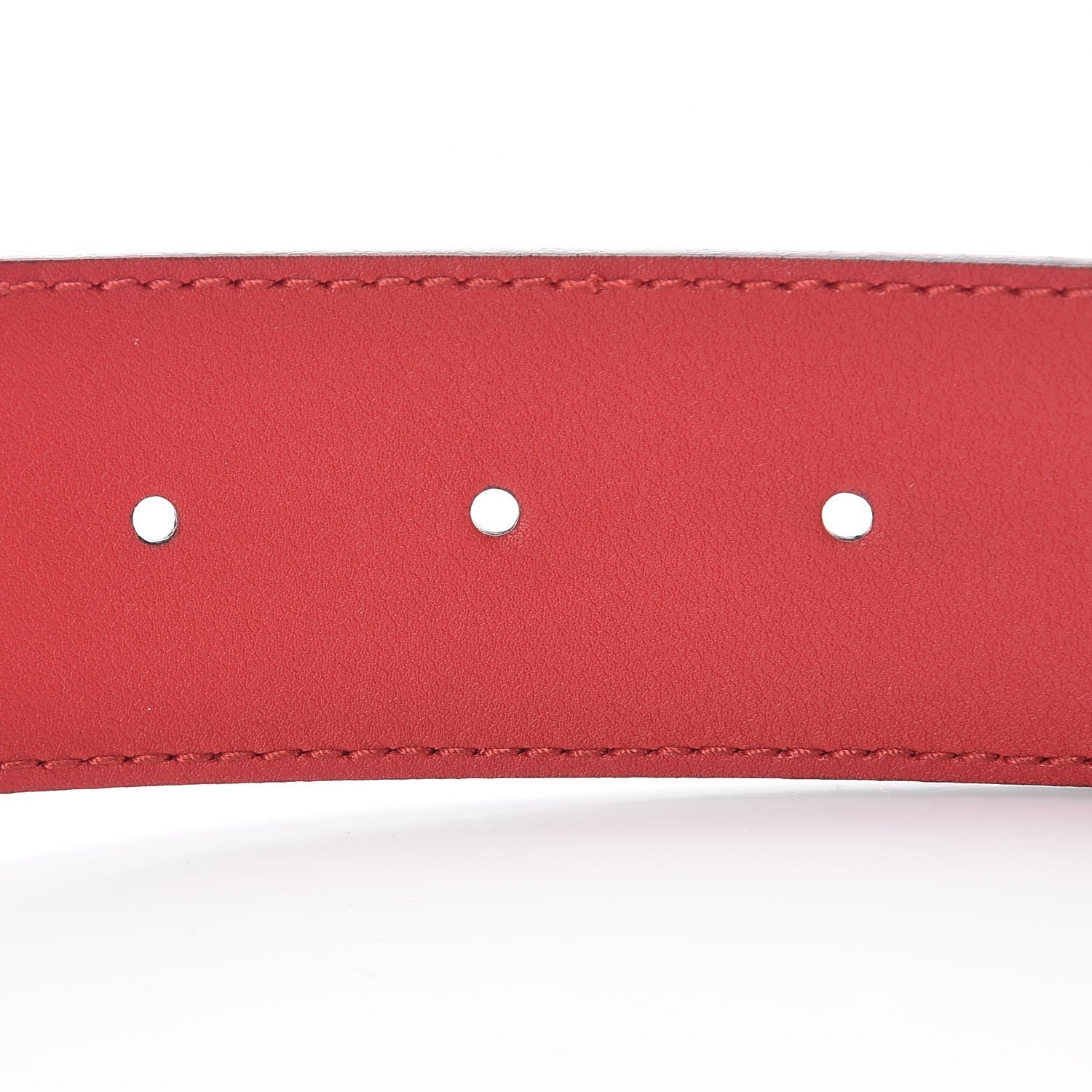 Gucci Moon Calfskin Torchon Double G 40mm Belt 85 34 Hibiscus Red 6 of 7