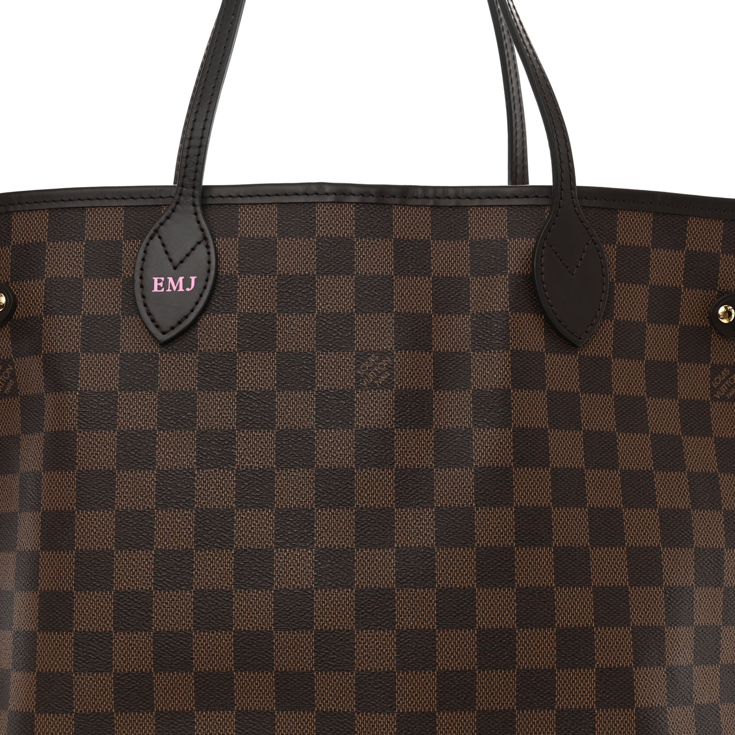 Damier Ebene Neo Neverfull MM Rose Ballerine
