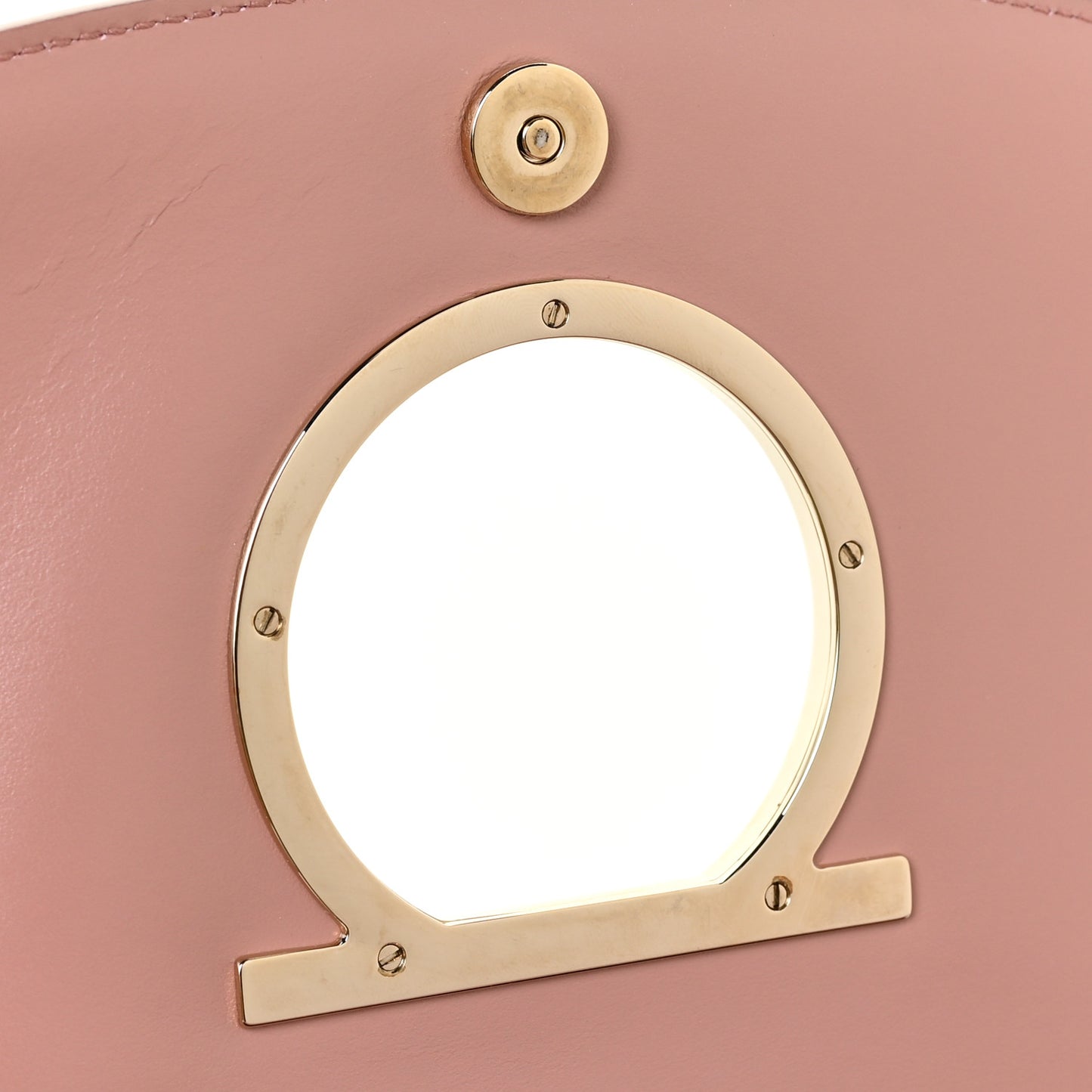 Calfskin Vela Crossbody Bag Antique Rose