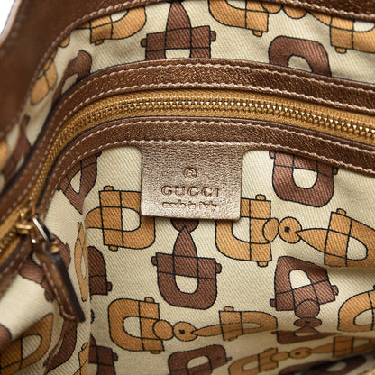 Gucci Metallic Guccissima Medium Britt Tote Gold 6 of 12