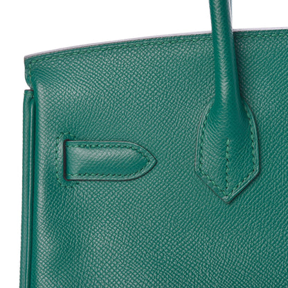 Hermes Epsom Birkin 30 Malachite 9 of 34
