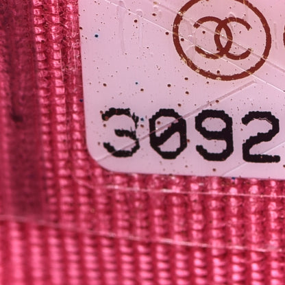 Chanel Caviar Quilted CC Zip Card Holder Pink 7 of 9