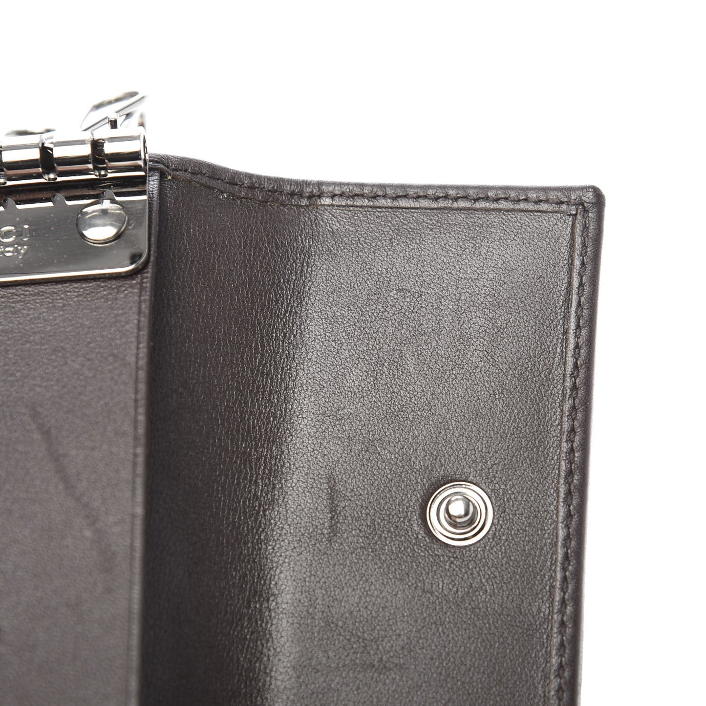 GG Supreme Monogram Web 6 Key Holder Case