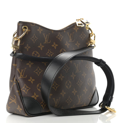 Louis Vuitton Monogram Odeon PM Black 3 of 9