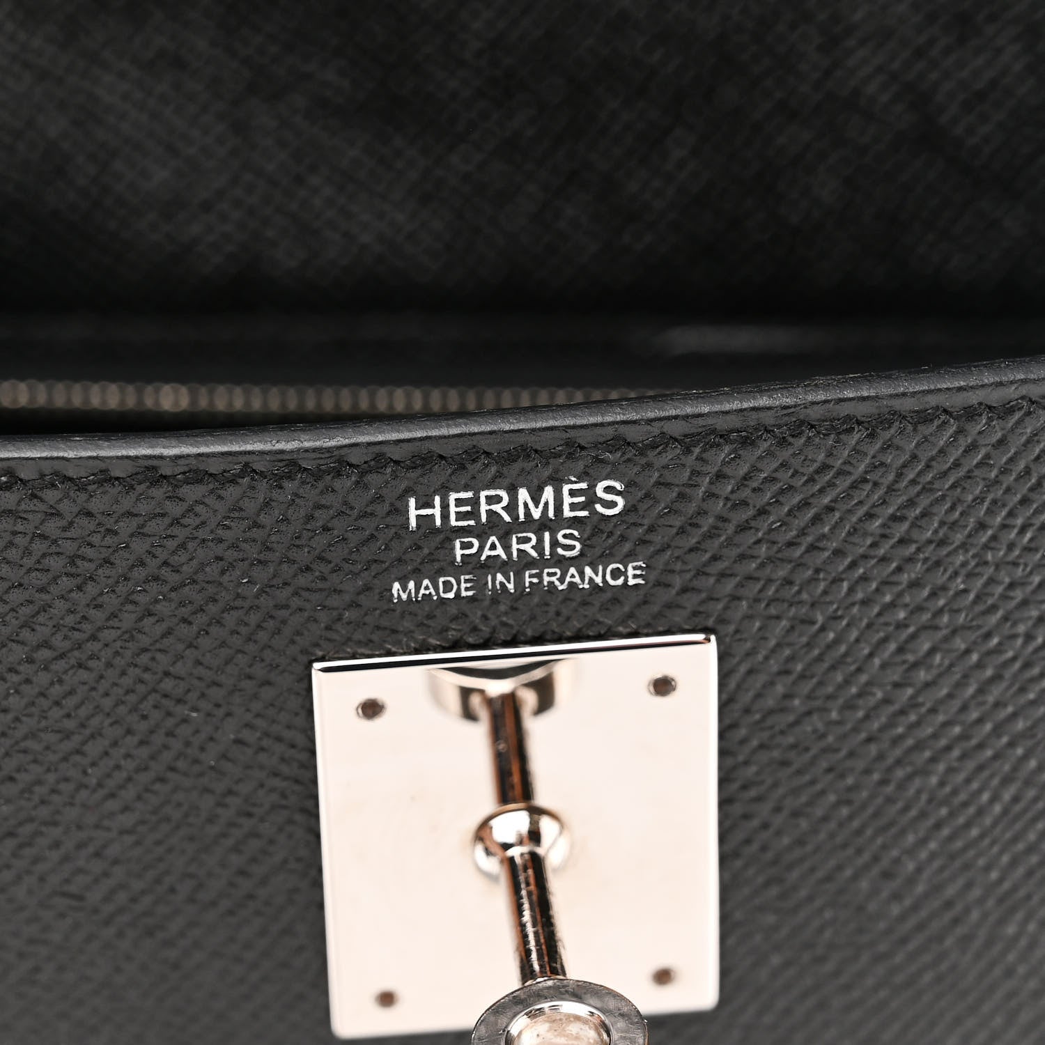 Hermes Epsom Kelly Sellier 32 Black 6 of 17