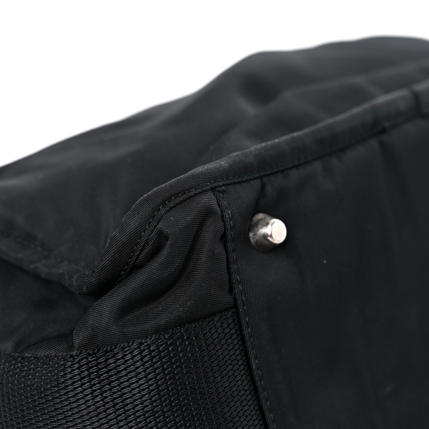 Tessuto Nylon Messenger Bag Black