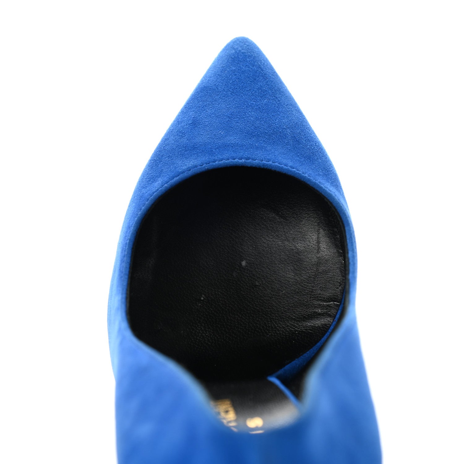 Saint Laurent Suede Classic Paris 105 Escarpin Pumps 35.5 Elettrico 10 of 10