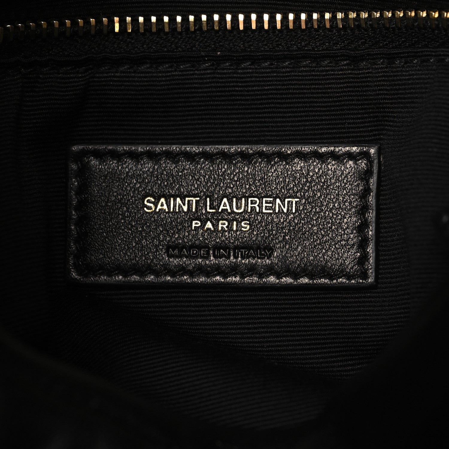 Saint Laurent Lambskin Quilted Small Loulou Puffer Monogram Chain Satchel Black 6 of 10