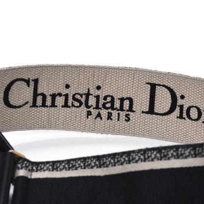 Christian Dior Canvas Embroidered Shoulder Strap Black 4 of 8