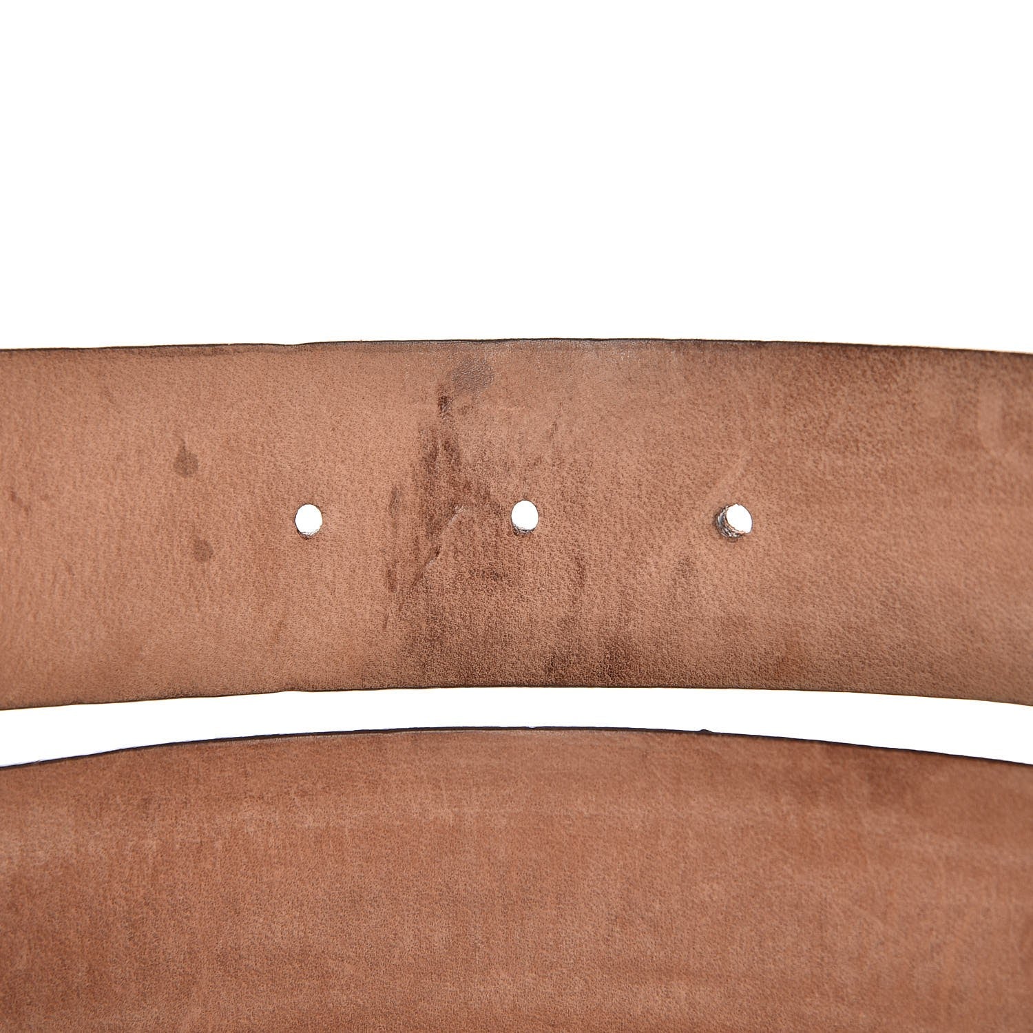 Gucci GG Supreme Monogram Niagara Lux Calfskin Interlocking G 40mm Belt 110 44 Beige Ebony Cocoa 6 of 7