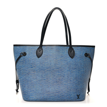 Louis Vuitton Epi Neverfull MM Denim Light 1 of 10