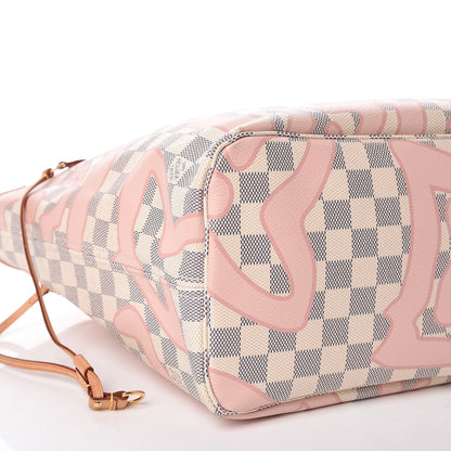 Louis Vuitton Damier Azur Tahitienne Neverfull MM 17 of 18