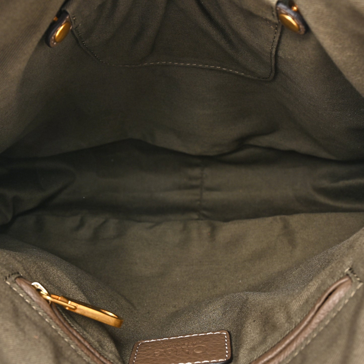 Calfskin Medium Marcie Satchel Army Green