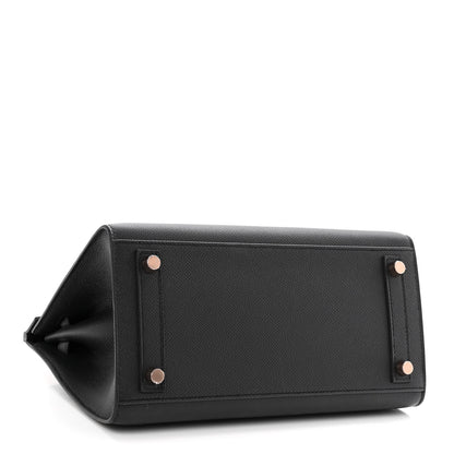 Hermes Epsom Birkin Sellier 25 Black 4 of 11