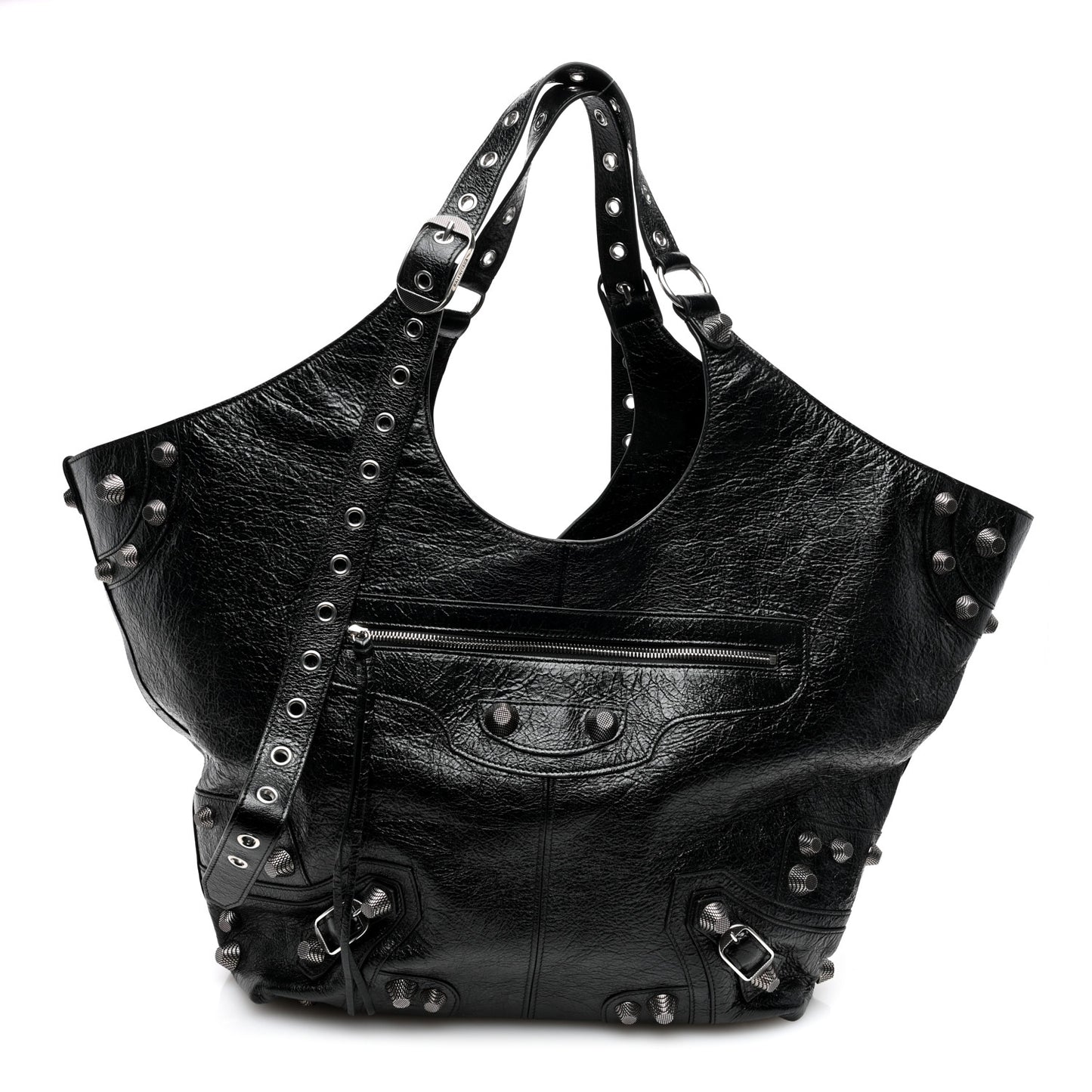 Agneau Arena Large Le Cagole Carry All Bag Black