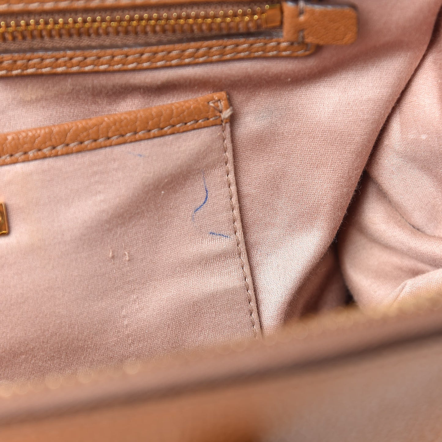 Goatskin Madras Bowling Bag Cuoio