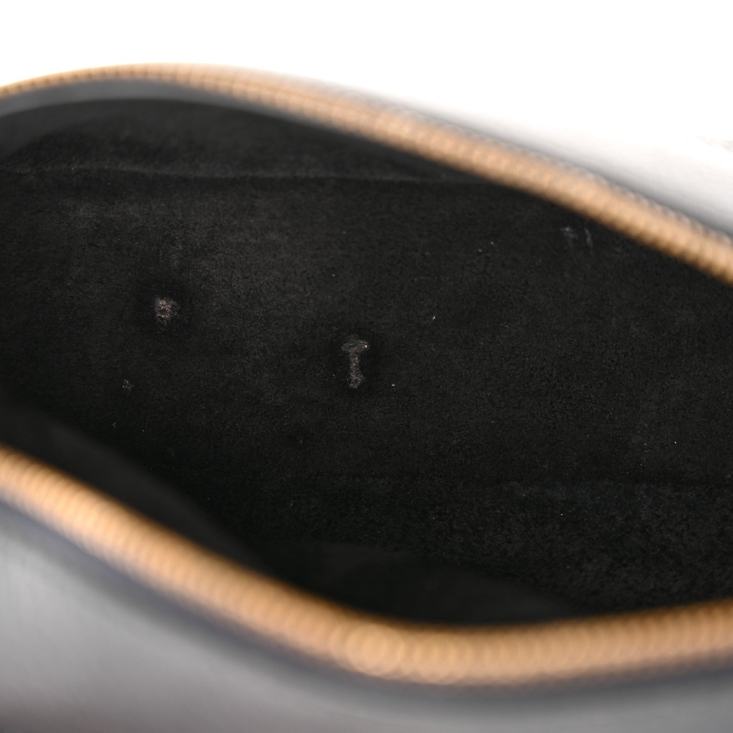 Grained Calfskin L16 Extra Pocket Pouch Navy Blue Multicolor