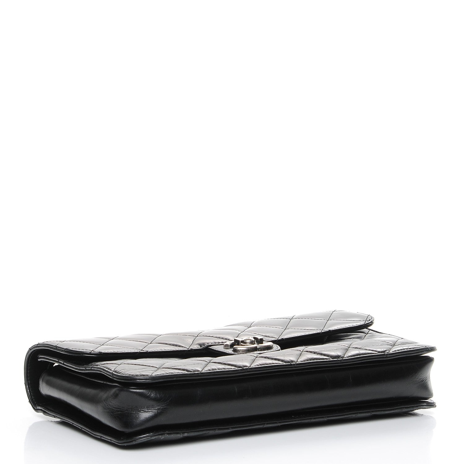 Chanel Calfskin Quilted Large Perfect Edge Flap Black 4 of 7