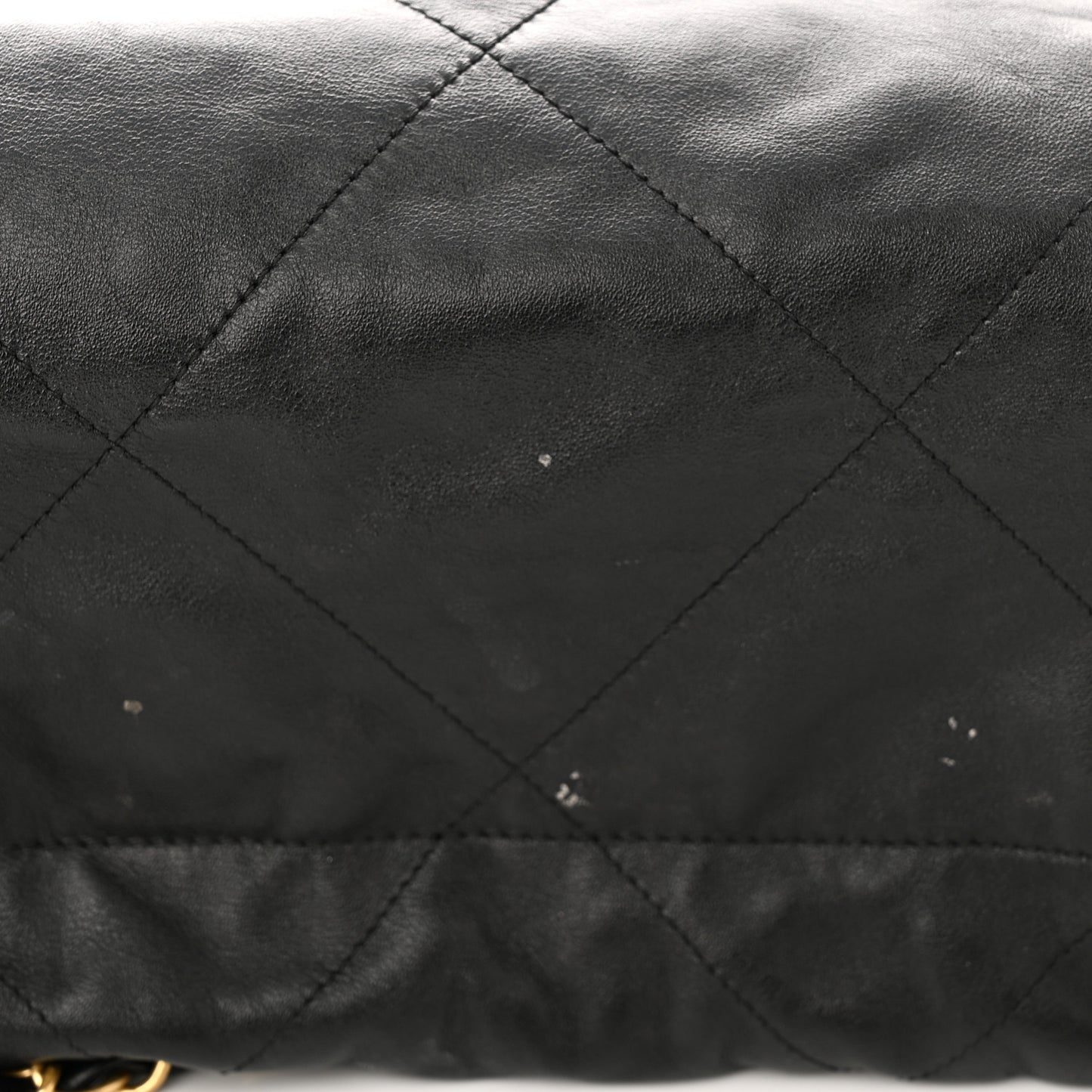 leather tote black